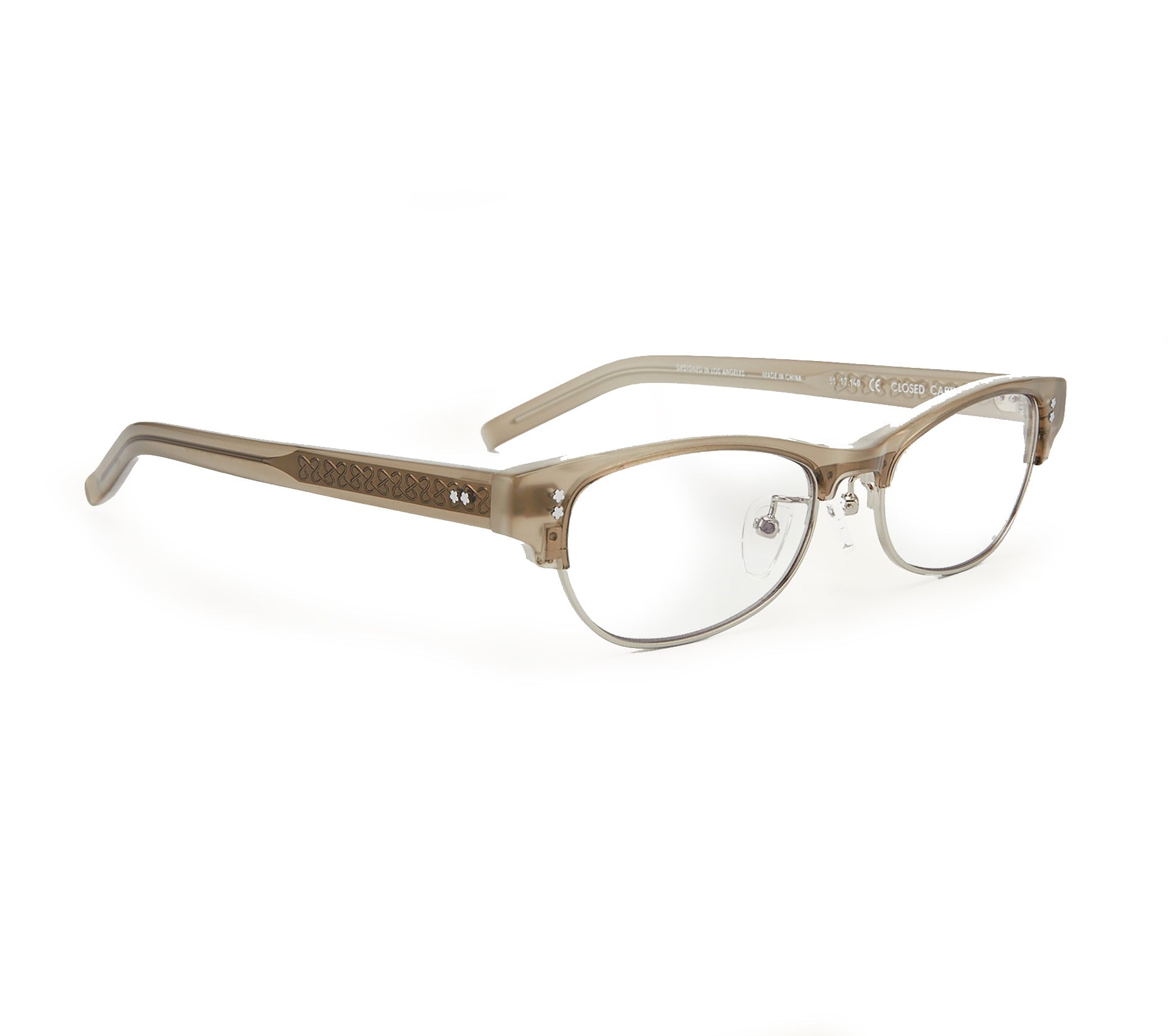 Closed Caption Optical / Grey & Blue - Light Lens - Shade Files