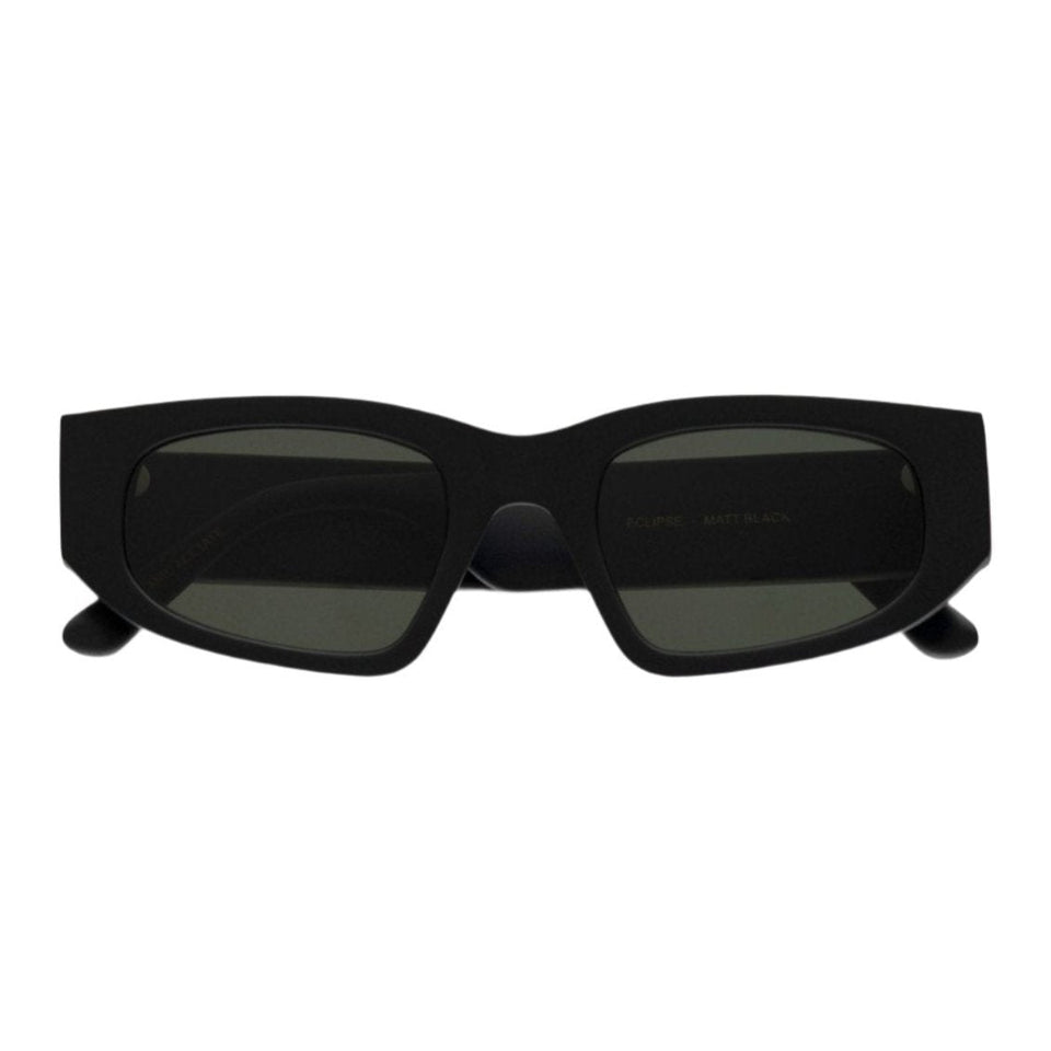 Eclipse / Matte Black & Green Solid Lens Eclipse / Matte Black & Green Solid Lens