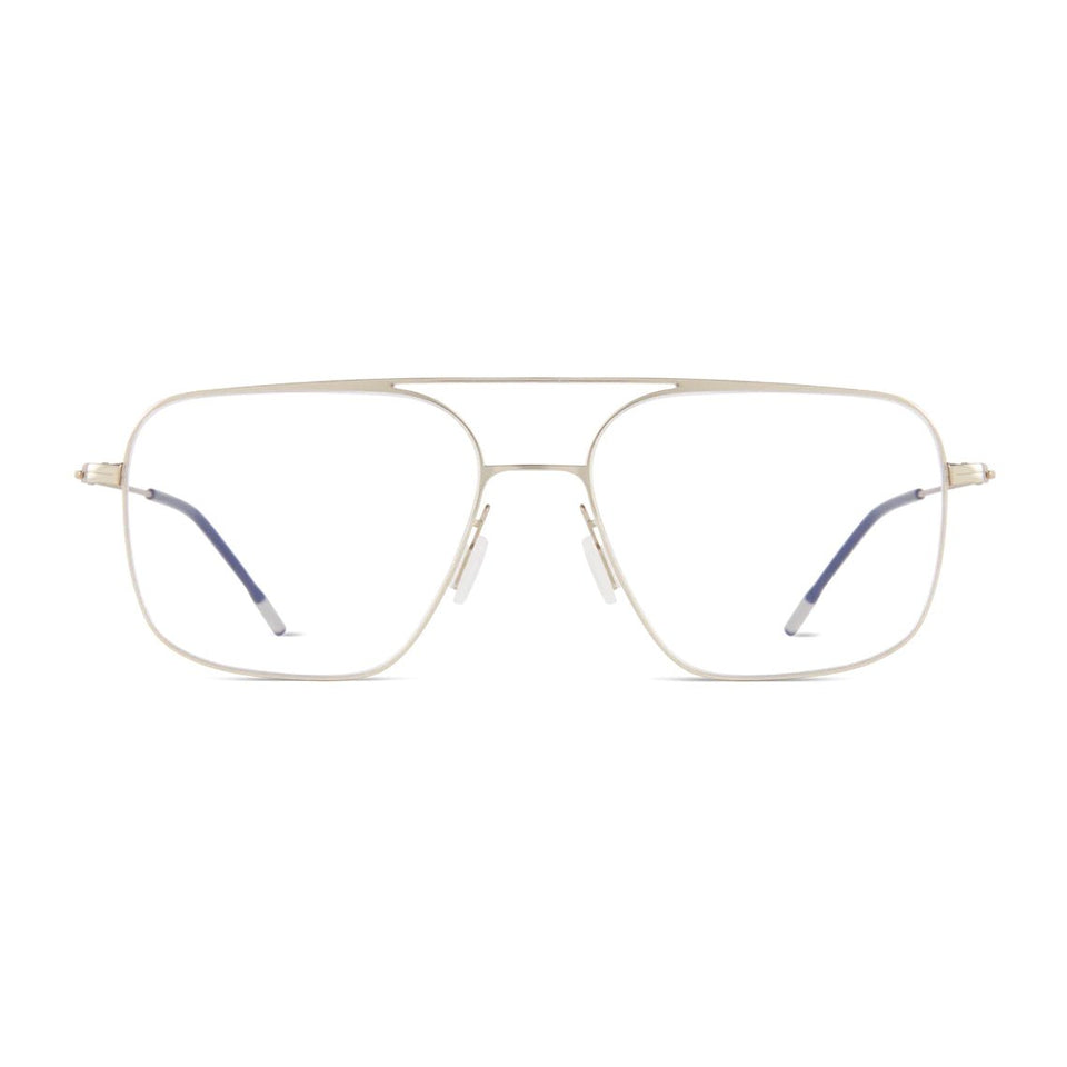 Eddie Optical / White Gold Metal & Blue-Light Lens Eddie Optical / White Gold Metal & Blue-Light Lens