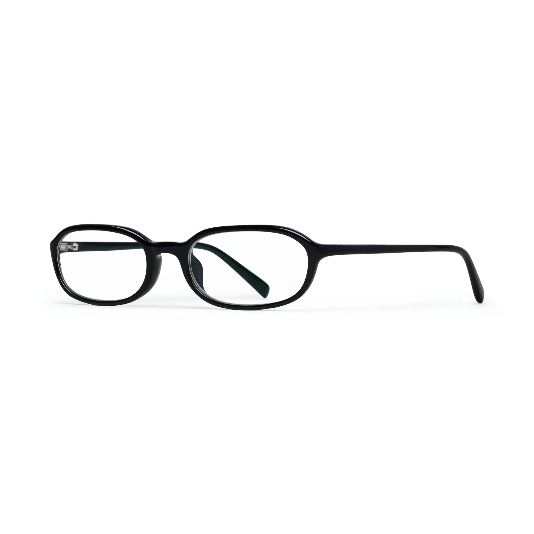 Edith Optical / Black Acetate & Clear Lens - Shade Files