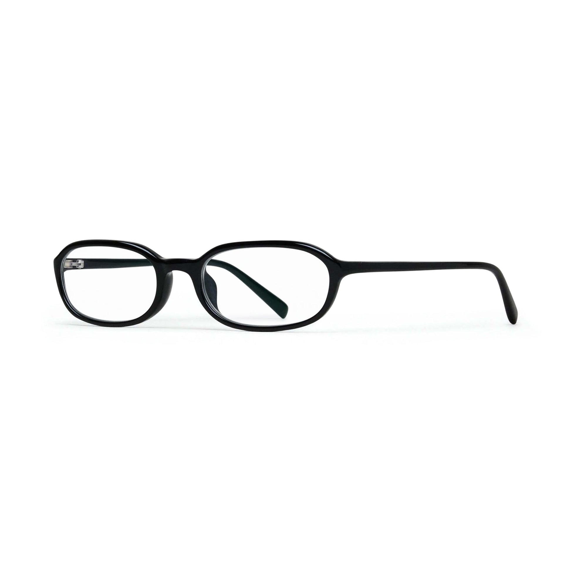 Edith Optical / Black Acetate & Clear Lens - Shade Files