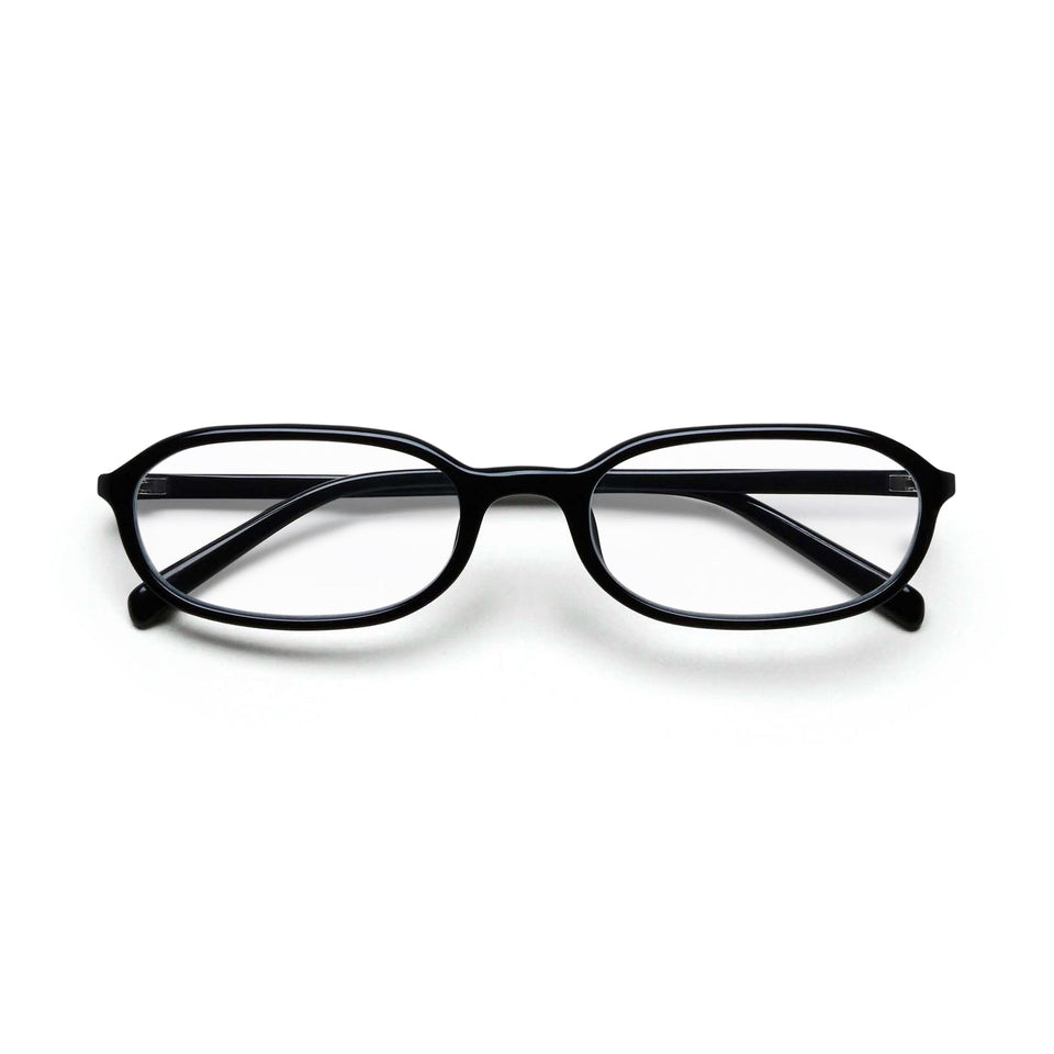 Edith Optical / Black Acetate & Clear Lens Edith Optical / Black Acetate & Clear Lens