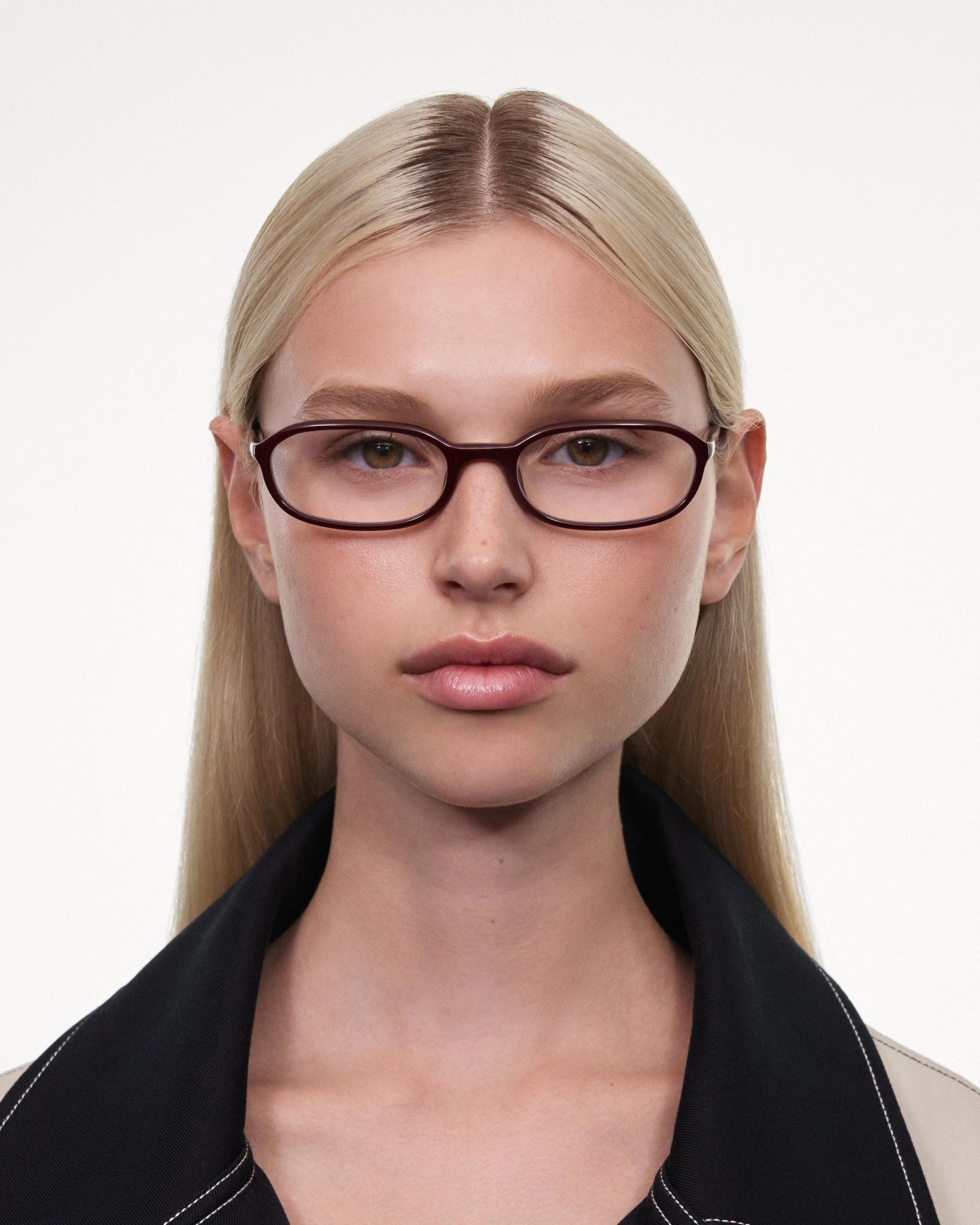 Edith Optical / Burgundy Acetate & Clear Lens - Shade Files