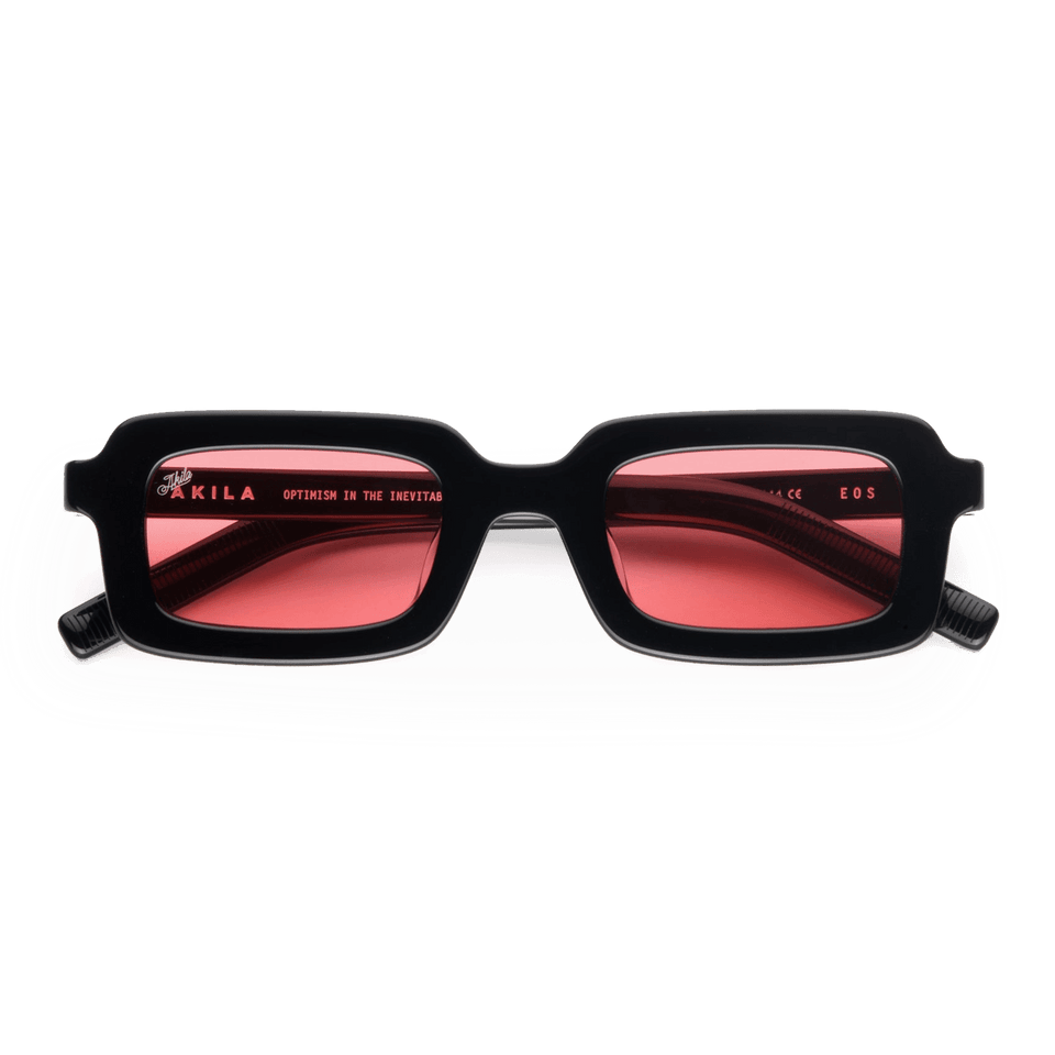 EOS / Black Acetate & Rose Lens EOS / Black Acetate & Rose Lens