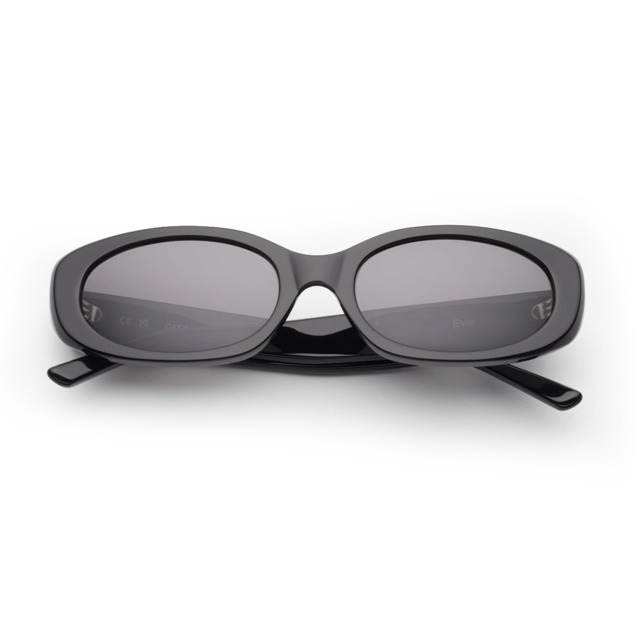 Evie / Black Acetate & Grey Lens - Shade Files