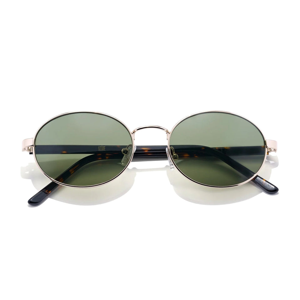 Finch / Polished Gold & Moss Lens Finch / Polished Gold & Moss Lens