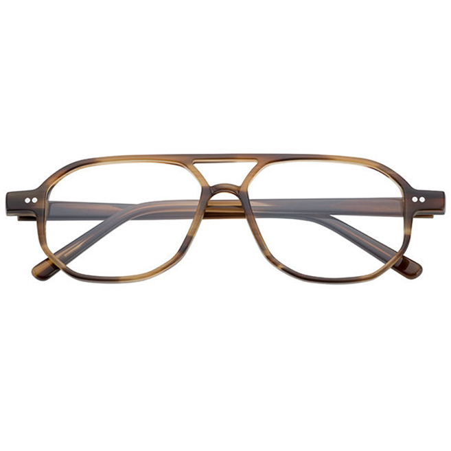 Walid Optical / Dual Brown Acetate & Prescription Lens Walid Optical / Dual Brown Acetate & Prescription Lens