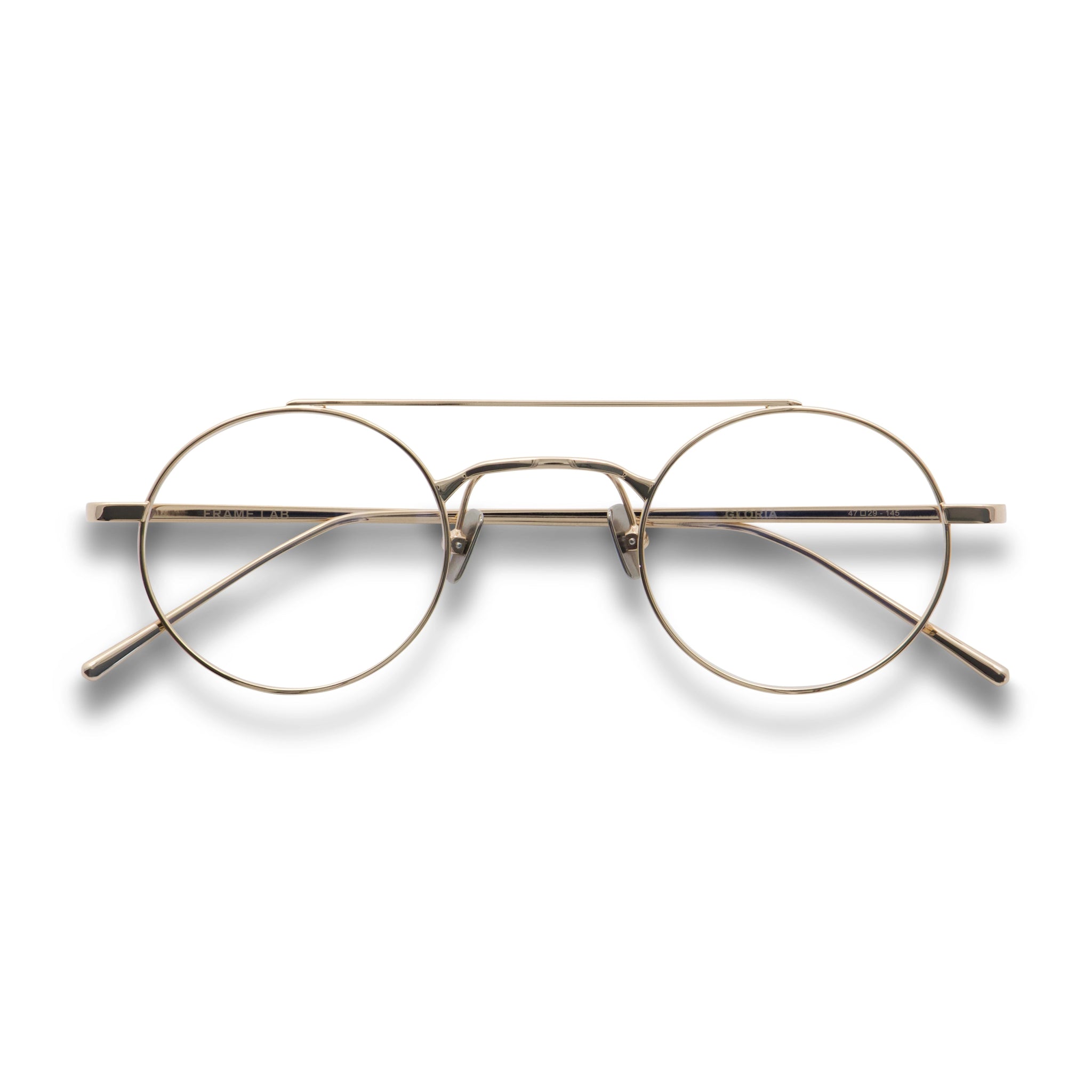 Gloria Optical / Gold Metal & Prescription Lens - Shade Files