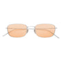 Grace / Matte Silver Titanium & Apricot Lens - Shade Files