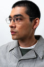Grace Optical / Silver Titanium & Blue - Light Lens - Shade Files
