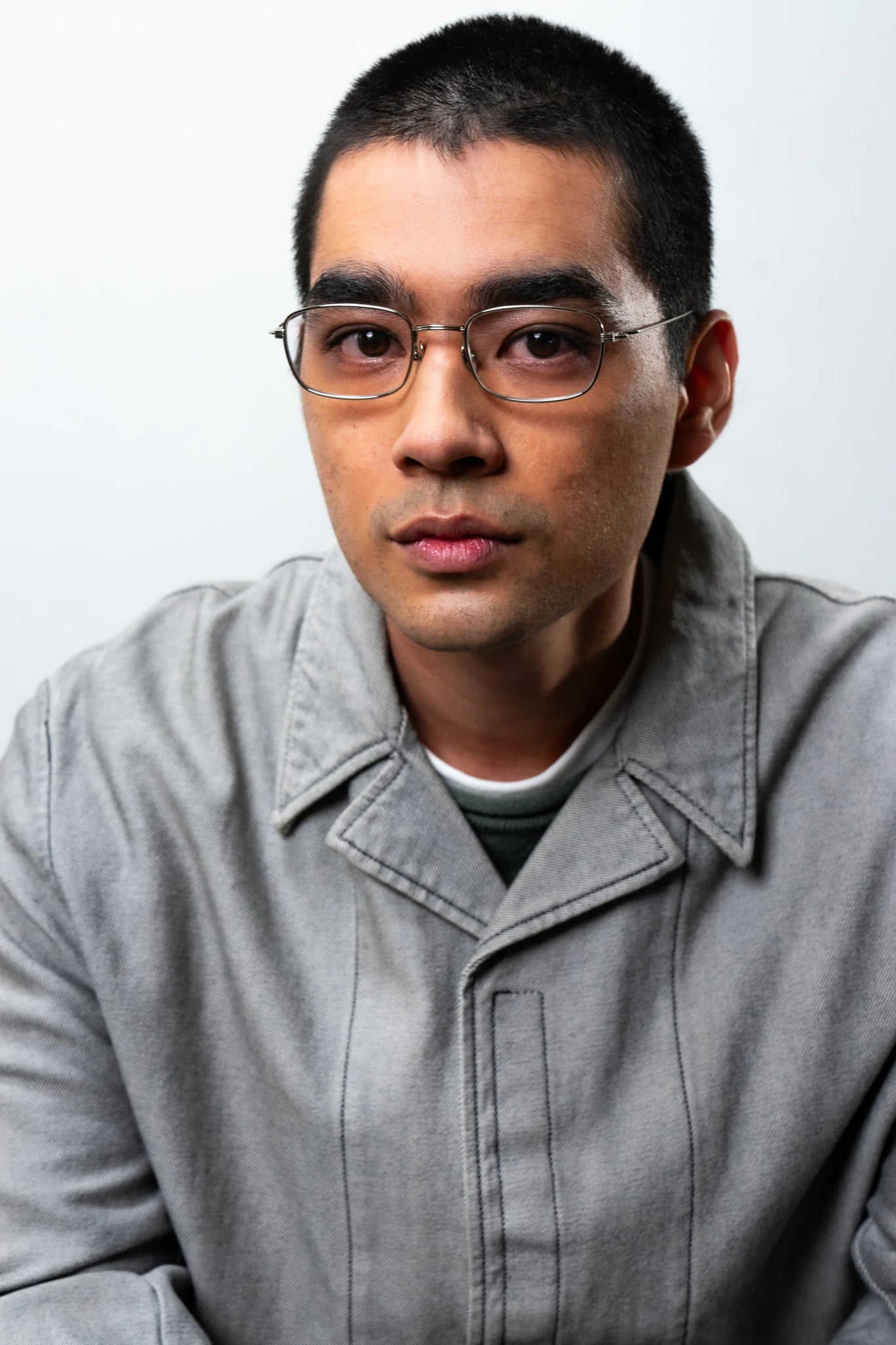 Grace Optical / Silver Titanium & Blue - Light Lens - Shade Files