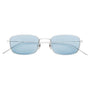 Grace / Silver Titanium & Light Blue Lens - Shade Files