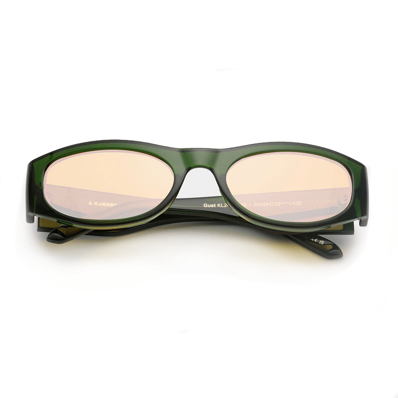 Gust / Dark Green & Transparent Orange Lens Gust / Dark Green & Transparent Orange Lens