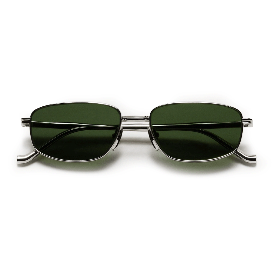 Titanium Plane / Silver & Green Lens Titanium Plane / Silver & Green Lens
