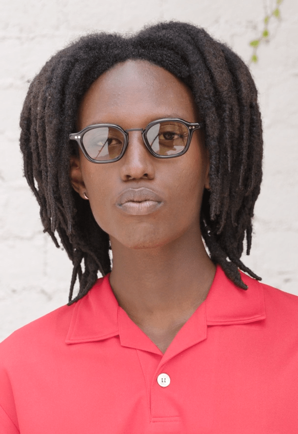 Iris / Black Acetate & Light Green Lens - Shade Files