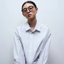 Iris Optical / Black Acetate & Blue - Light Lens - Shade Files