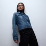 Iris Optical / Black Crystal Acetate & Blue - Light Lens - Shade Files