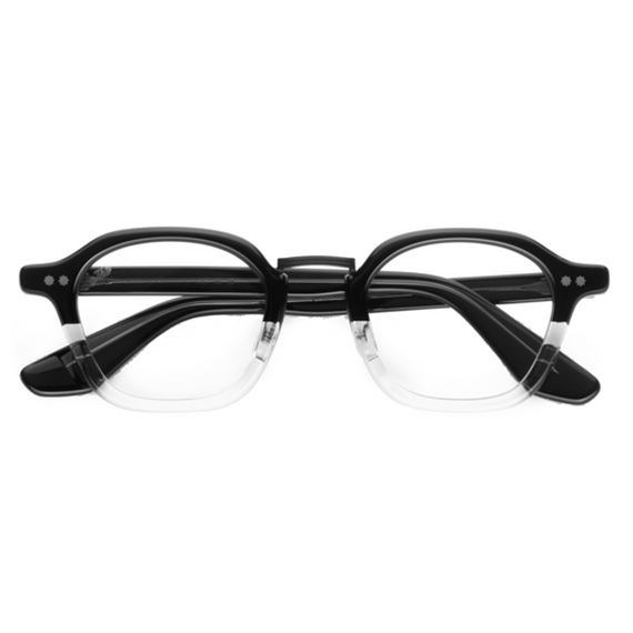 Iris Optical / Black Crystal Acetate & Blue-Light Lens Iris Optical / Black Crystal Acetate & Blue-Light Lens