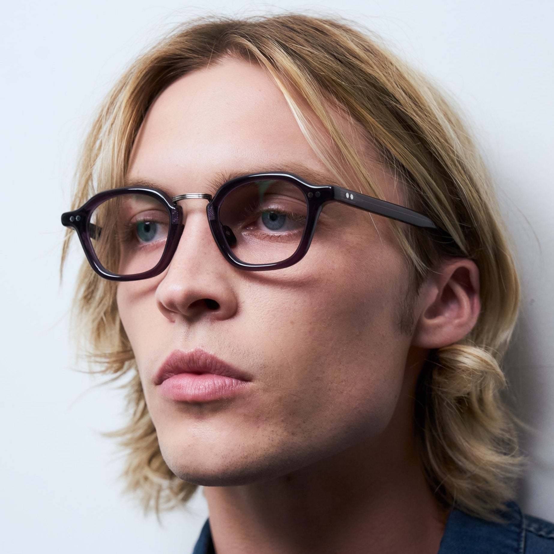 Iris Optical / Purple Acetate & Blue - Light Lens - Shade Files