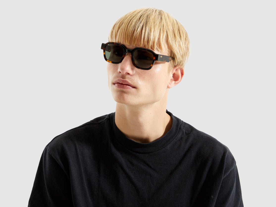 Jeff Optical / Tortoise Acetate & Blue - Light Lens - Shade Files
