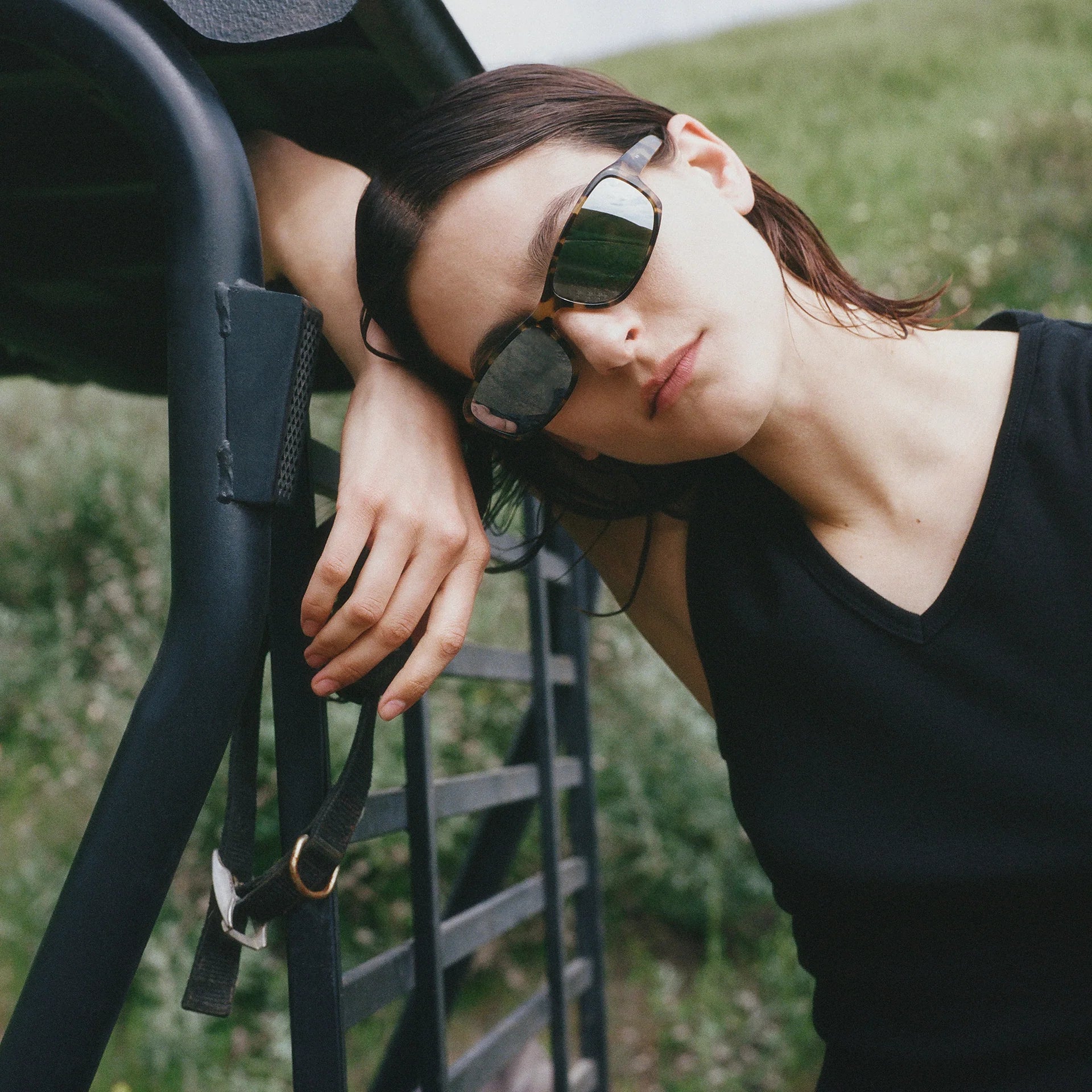 Jet / Tortoise Acetate & Silver Mirror Lens - Shade Files