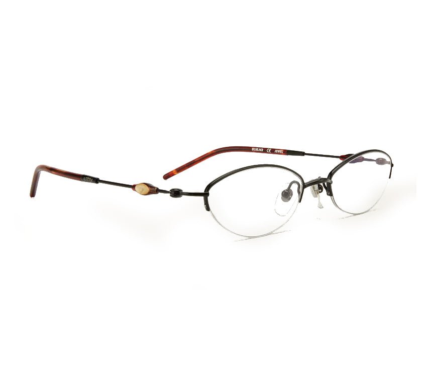 Jewel Optical / Black Red Tortoise & Blue - Light Lens - Shade Files