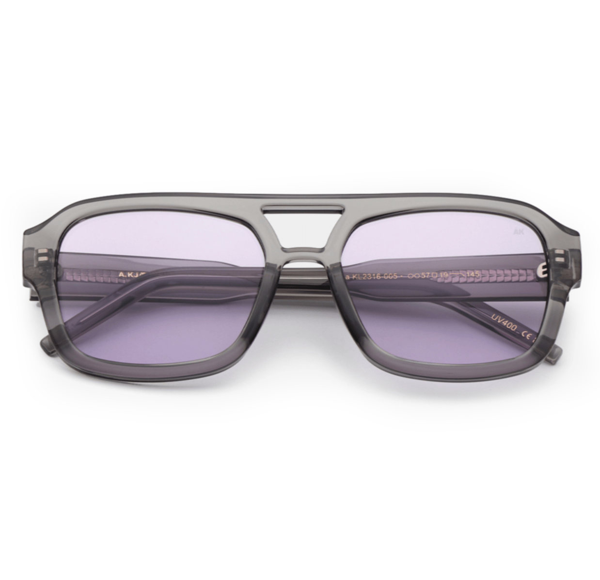 Kaya / Grey Transparent & Lilac Lens - Shade Files