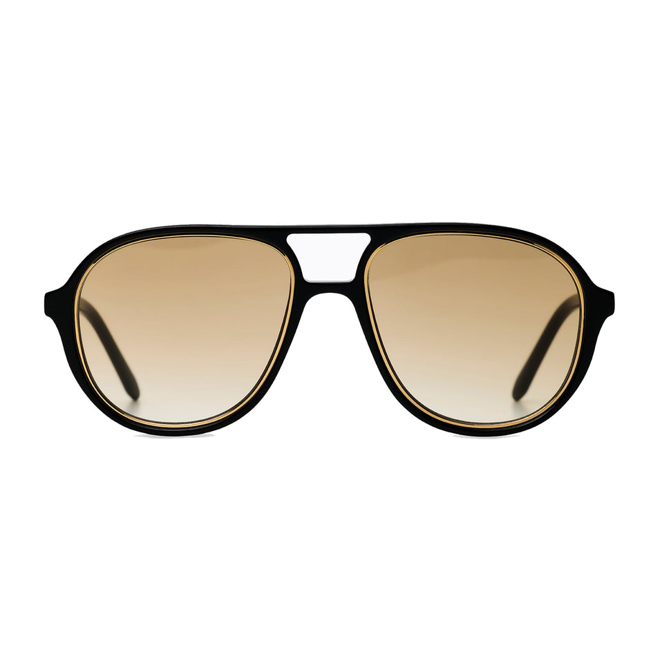 Koenji / Black Acetate & Gold Lens Koenji / Black Acetate & Gold Lens