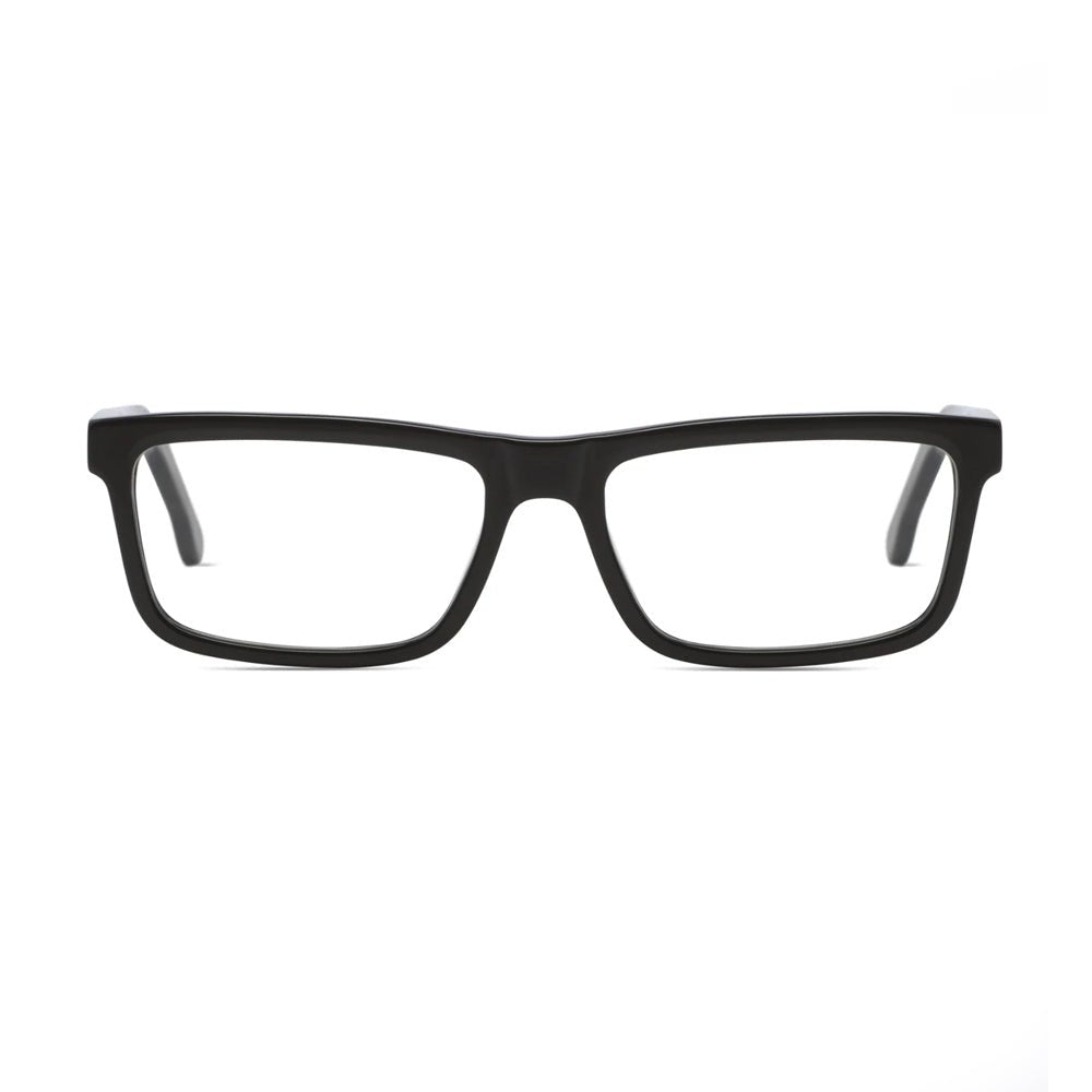 Leo Optical / Black Acetate & Blue - Light Lens - Shade Files