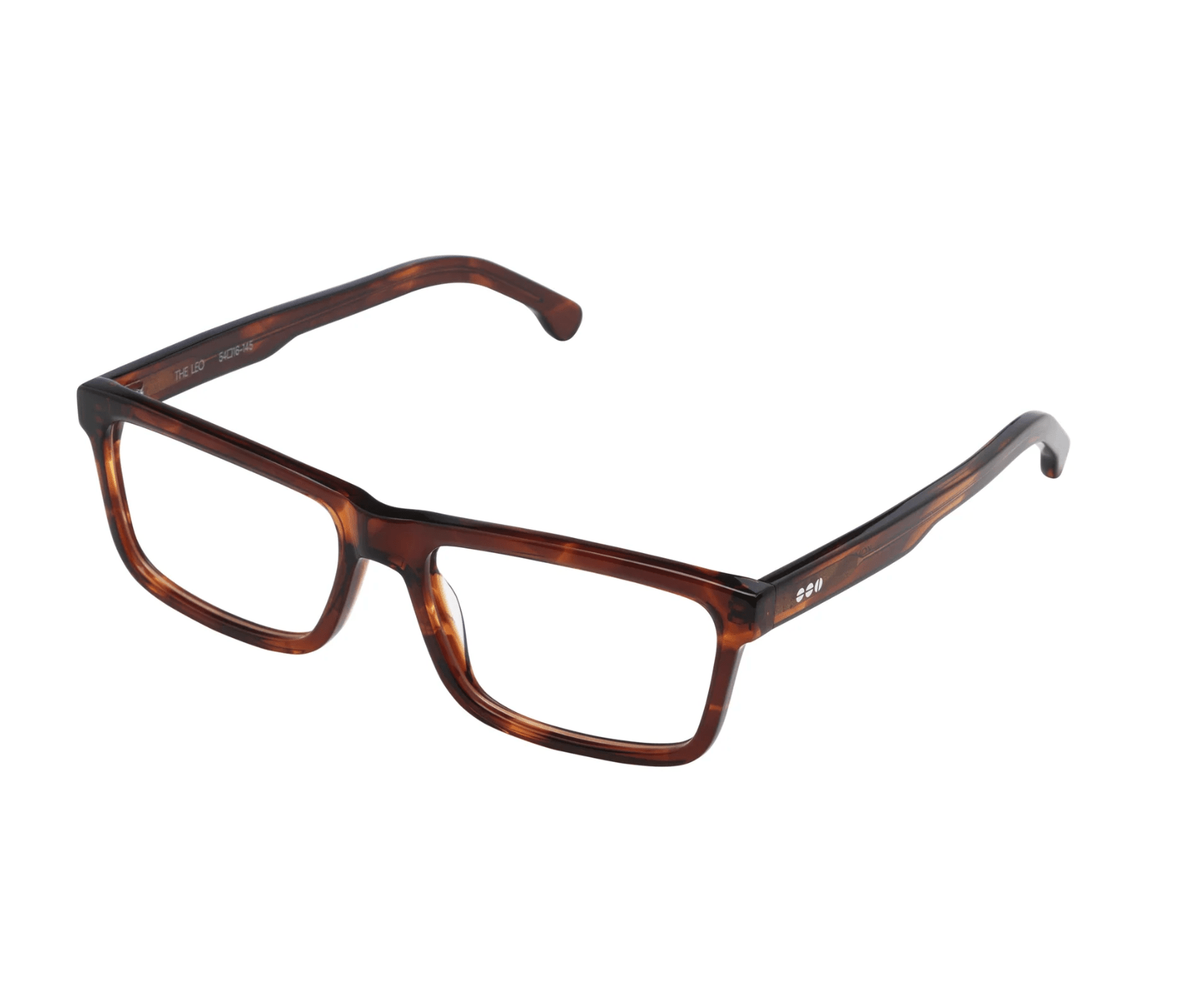 Leo Optical / Bourbon Acetate & Blue - Light Lens - Shade Files