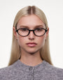 Lex Optical / Black Acetate & Clear Lens - Shade Files