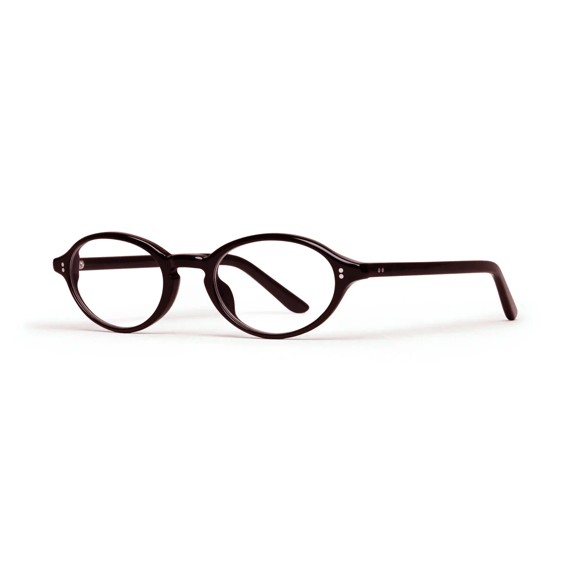 Lex Optical / Burgundy Acetate & Clear Lens - Shade Files