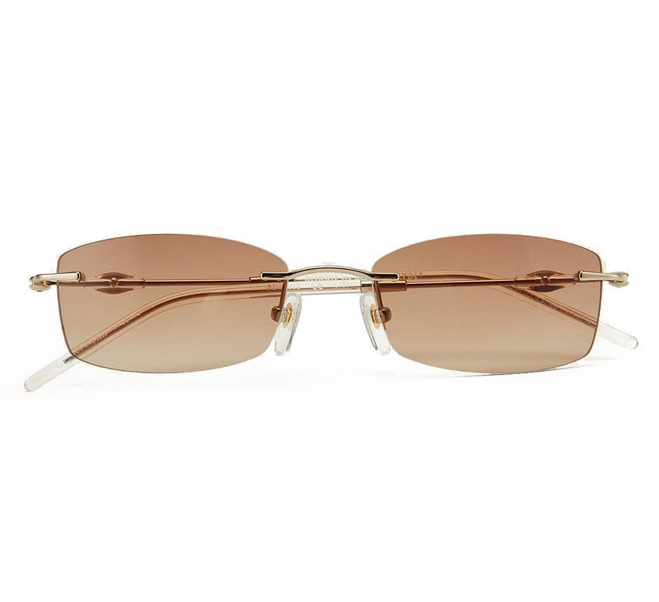 Lisp / Gold Transparent Yellow & Brown Gradient Lens Lisp / Gold Transparent Yellow & Brown Gradient Lens