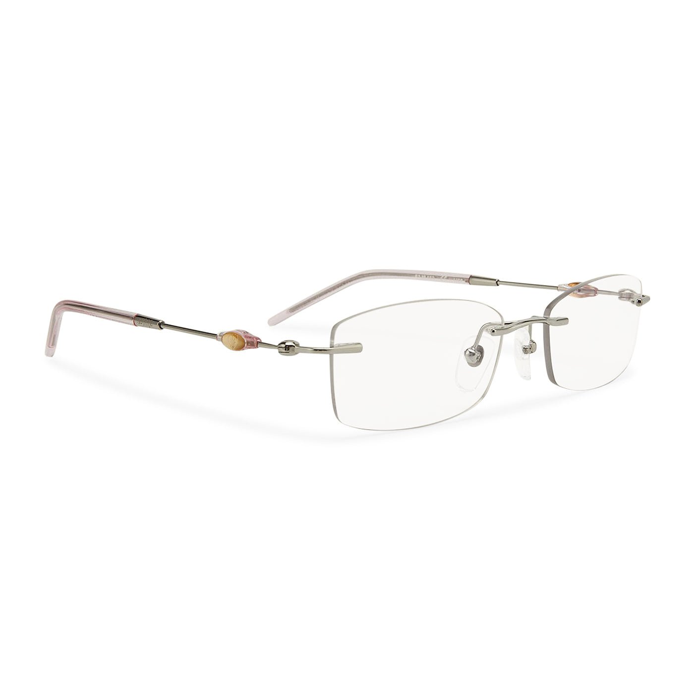 Lisp Optical / Silver Transparent Pink & Blue - Light Lens - Shade Files