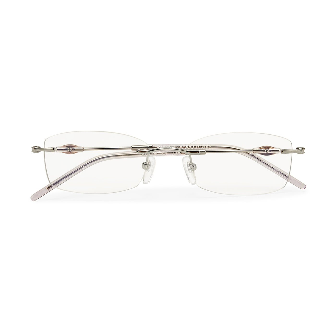 Lisp Optical / Silver Transparent Pink & Blue - Light Lens - Shade Files