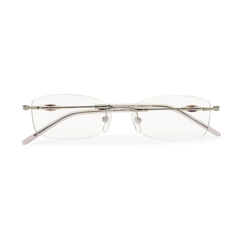 Lisp Optical / Silver Transparent Pink & Blue-Light Lens Lisp Optical / Silver Transparent Pink & Blue-Light Lens