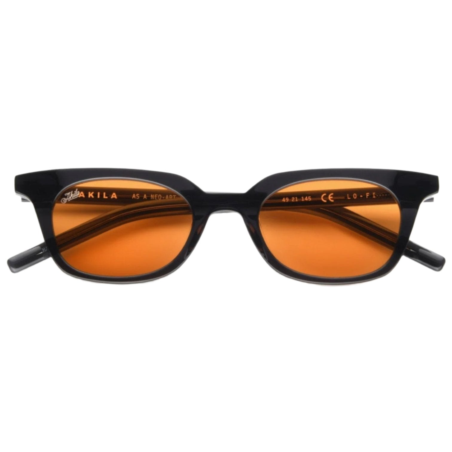 Lo - Fi / Onyx Acetate & Orange Lens - Shade Files