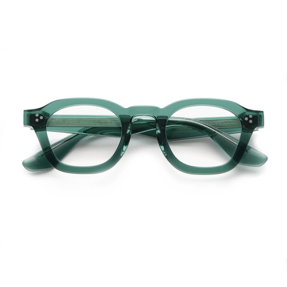 Logos Optical / Teal Acetate & Blue - Light Lens - Shade Files
