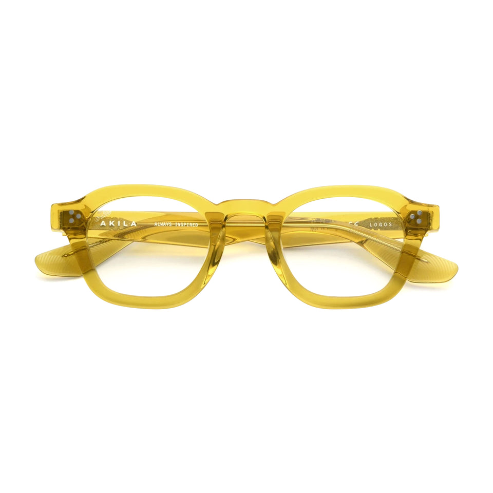 Logos Optical / Yellow Acetate & Blue-Light Lens Logos Optical / Yellow Acetate & Blue-Light Lens