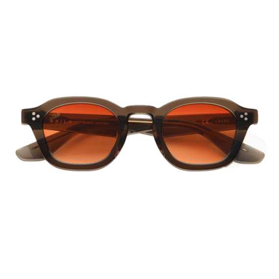 Logos / Umber Acetate & Gradient Amber Lens Logos / Umber Acetate & Gradient Amber Lens