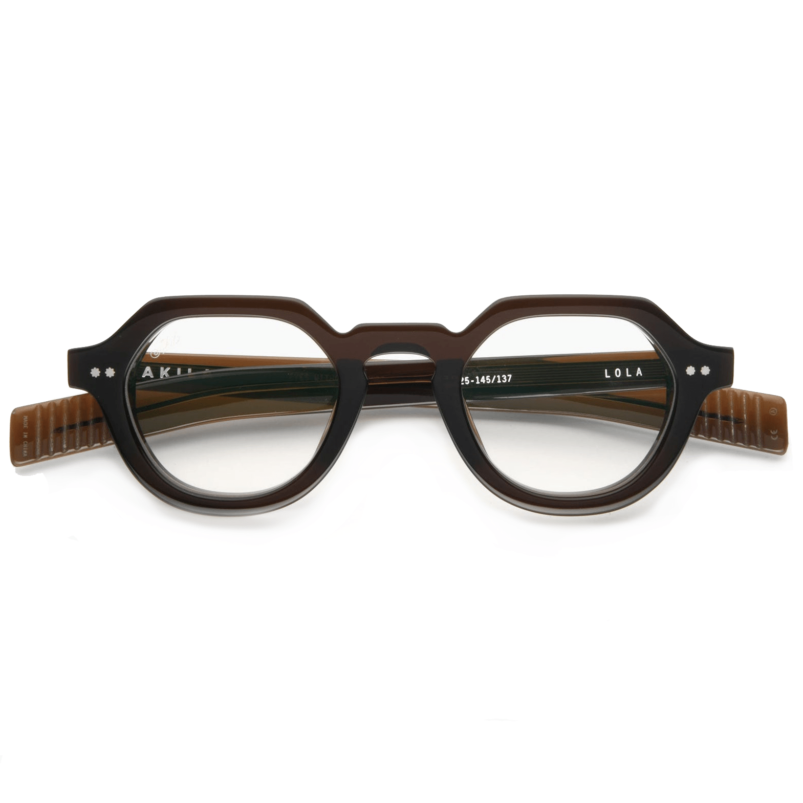 Lola Optical / Brown Acetate & Blue - Light Lens - Shade Files
