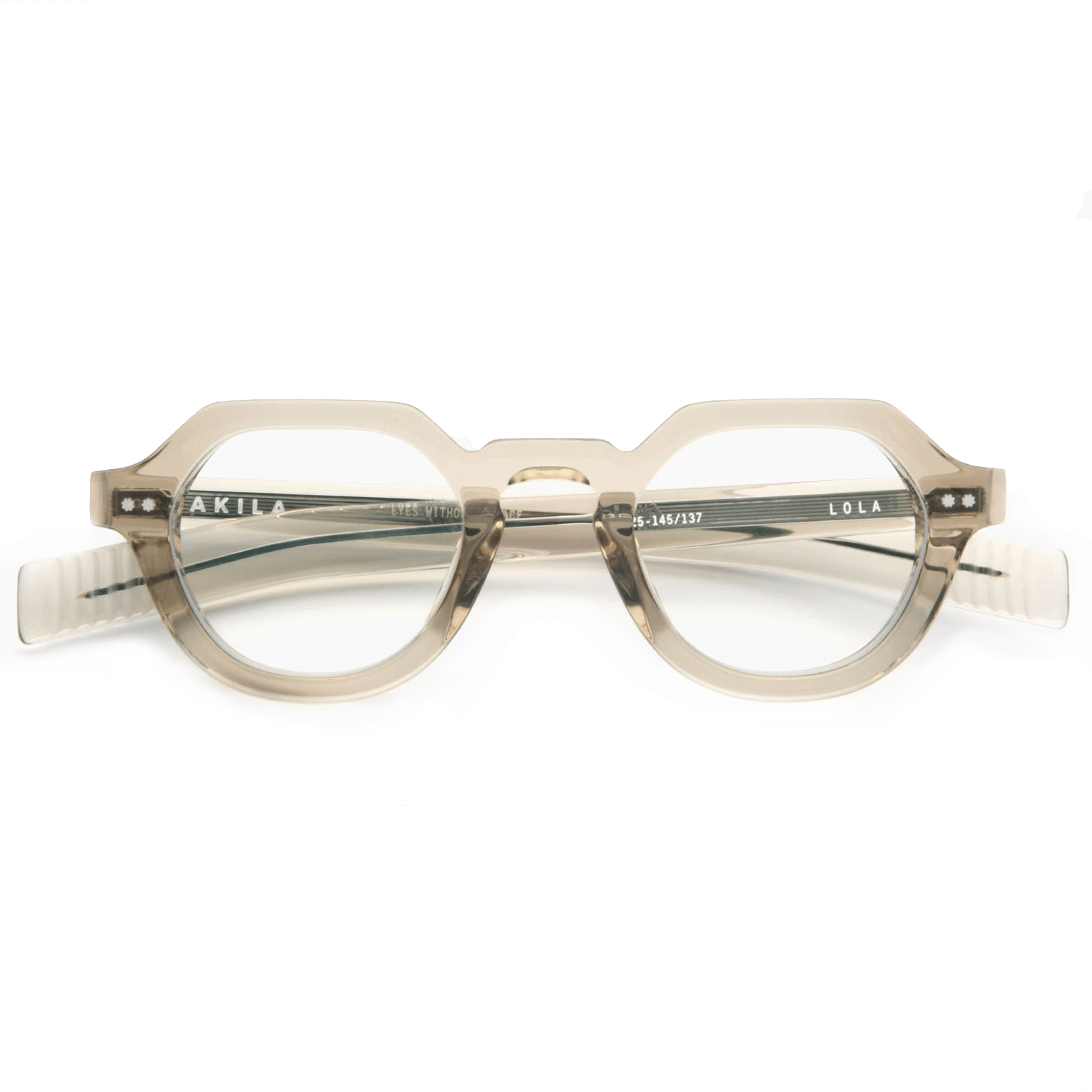 Lola Optical / Warm Grey Acetate & Blue - Light Lens - Shade Files