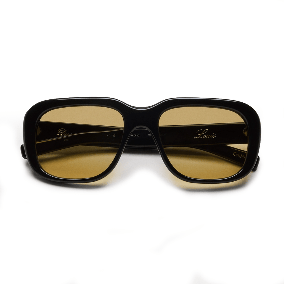Louis / Black Acetate & Caramel Lens Louis / Black Acetate & Caramel Lens