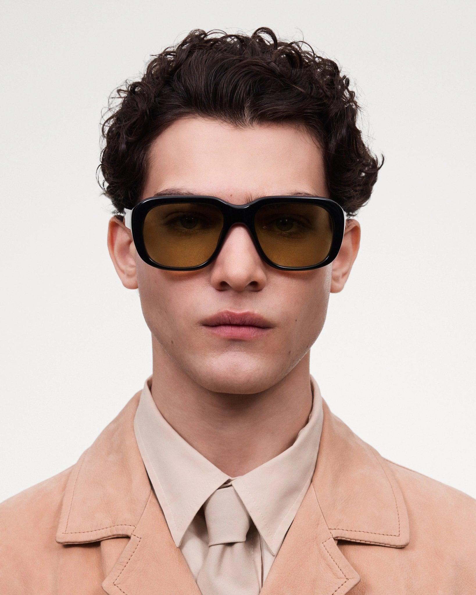 Louis / Black Acetate & Caramel Lens - Shade Files