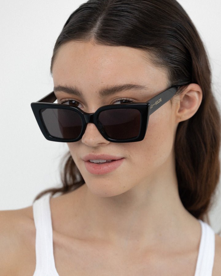 Lucia / Black Acetate & Grey Lens - Shade Files