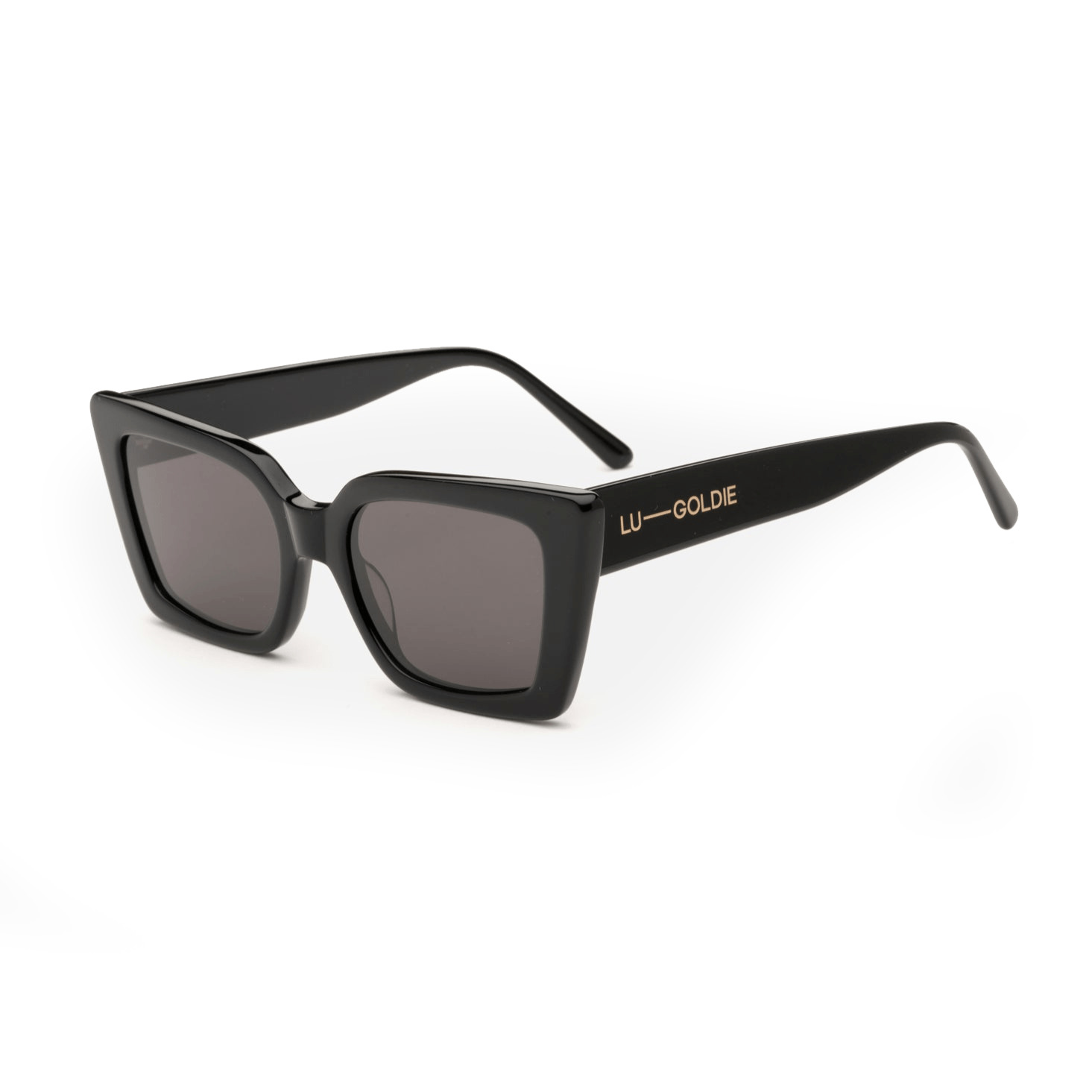 Lucia / Black Acetate & Grey Lens - Shade Files