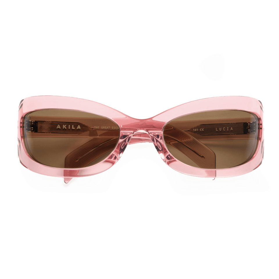 Lucia / Pink Acetate & Brown Lens Lucia / Pink Acetate & Brown Lens