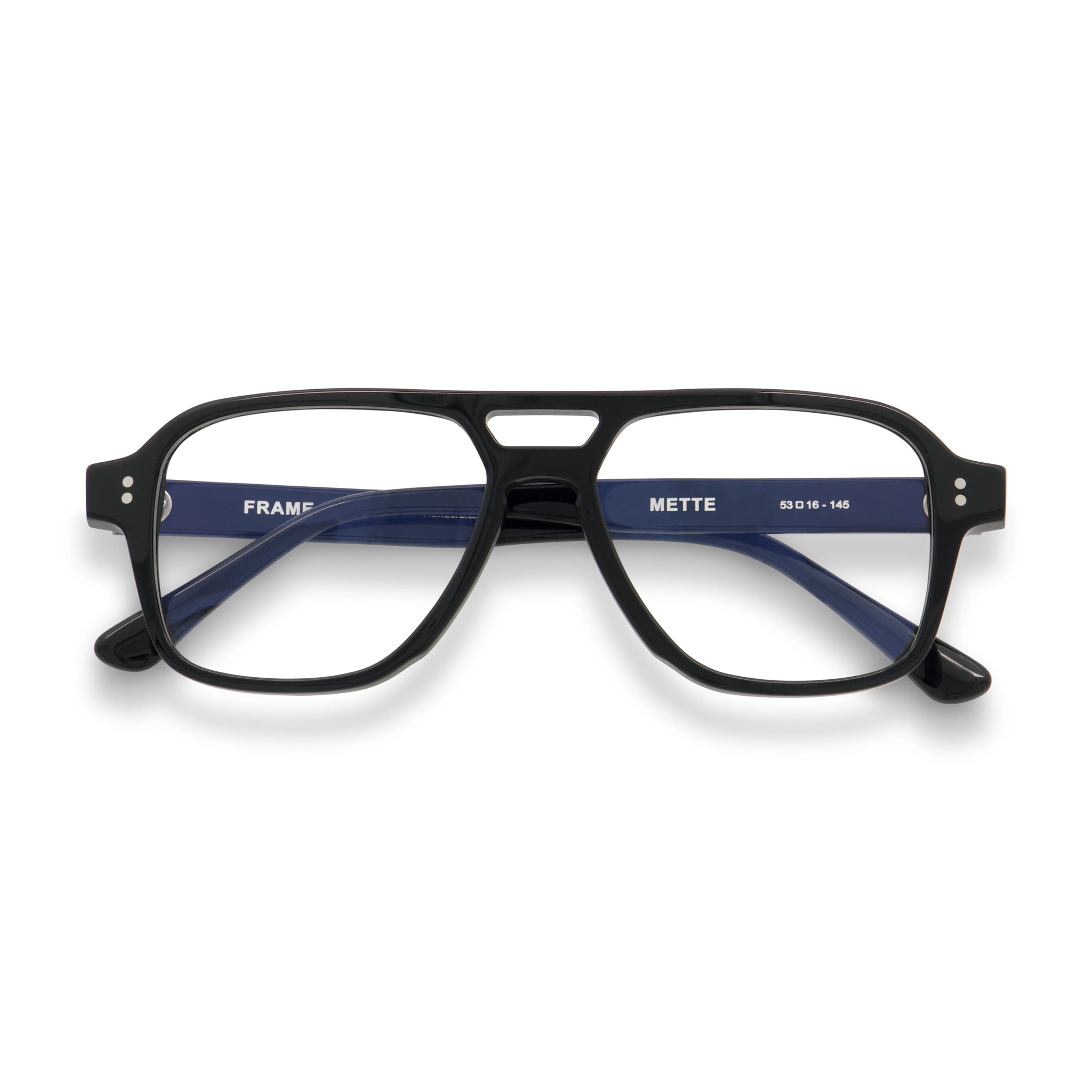 Mette Optical / Black Acetate & Prescription Lens - Shade Files