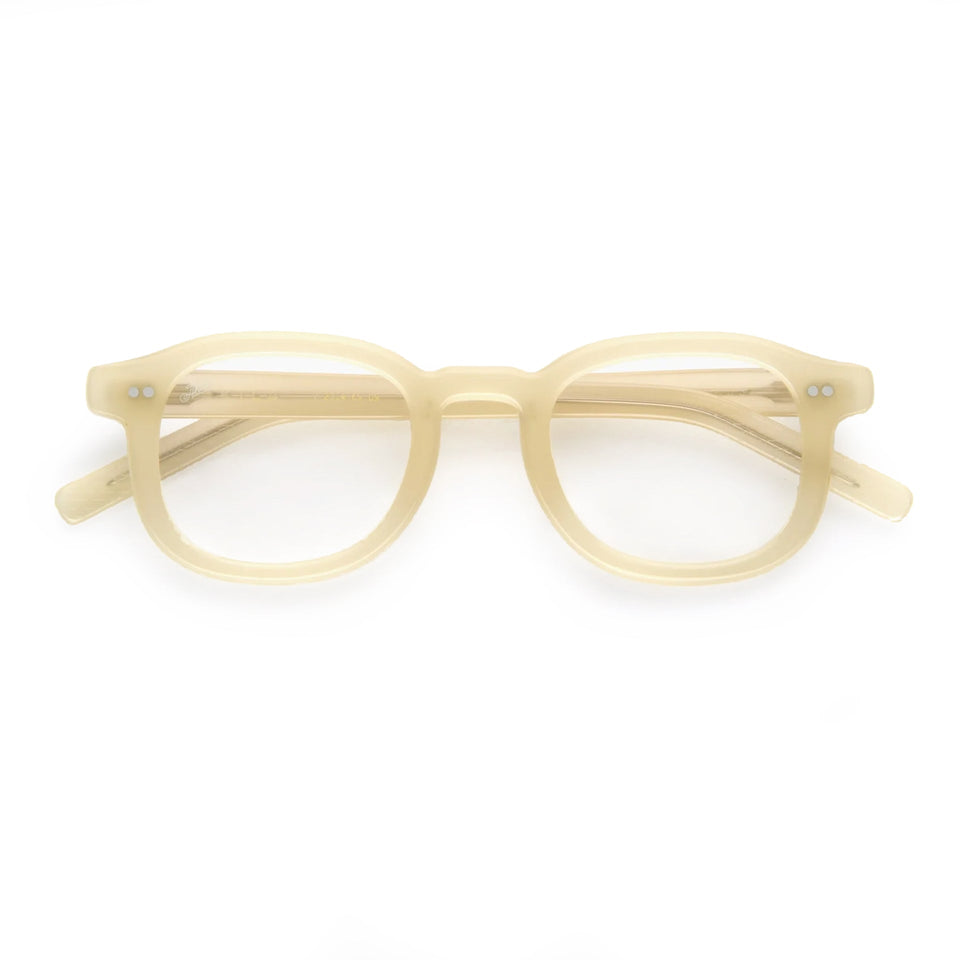 Musa Optical / Oyster White Acetate & Blue-Light Lens Musa Optical / Oyster White Acetate & Blue-Light Lens