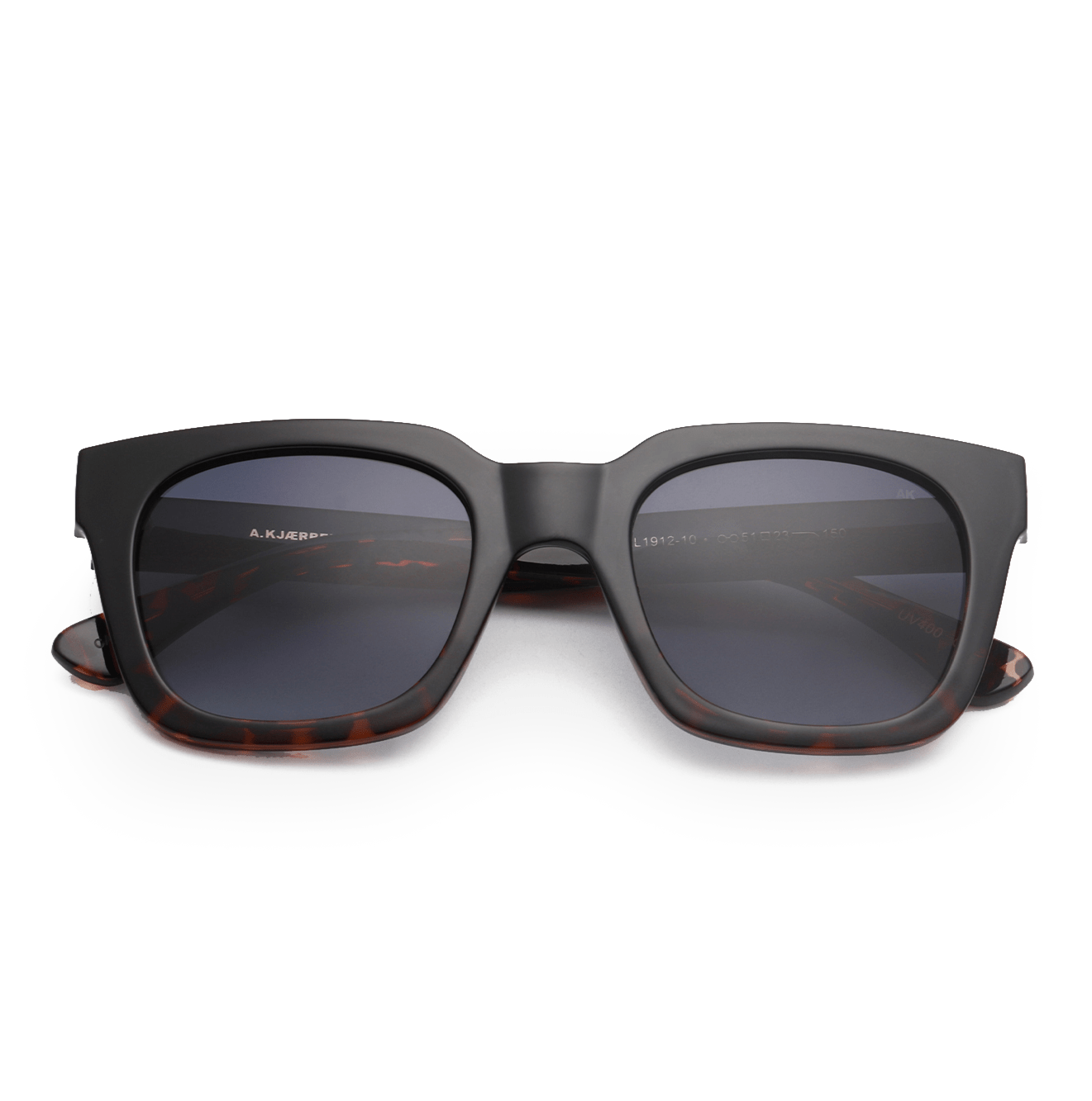 Nancy / Black Demi Tortoise & Graphite Blue Lens - Shade Files